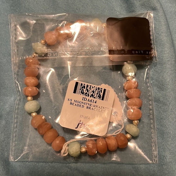 Moonstone/Amazonite braclet - Picture 2 of 2